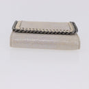 Stella MacCartney Falabella Trifold Wallet Suede Silver 540021 Auth BA15693V-6