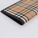Burberrys Nova Check Planner Canvas Beige Auth BA15694-11
