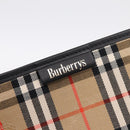 Burberrys Nova Check Planner Canvas Beige Auth BA15694-12