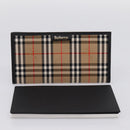 Burberrys Nova Check Planner Canvas Beige Auth BA15694-18