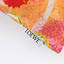 LOEWE Purse Hand Bag Canvas Paula's Ibiza collaboration Pink Auth BA15695A-17