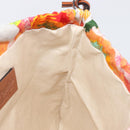 LOEWE Purse Hand Bag Canvas Paula's Ibiza collaboration Pink Auth BA15695A-19
