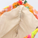 LOEWE Purse Hand Bag Canvas Paula's Ibiza collaboration Pink Auth BA15695A-20