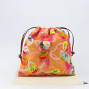 LOEWE Purse Hand Bag Canvas Paula's Ibiza collaboration Pink Auth BA15695A-12