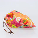 LOEWE Purse Hand Bag Canvas Paula's Ibiza collaboration Pink Auth BA15695A-4