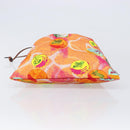 LOEWE Purse Hand Bag Canvas Paula's Ibiza collaboration Pink Auth BA15695A-5