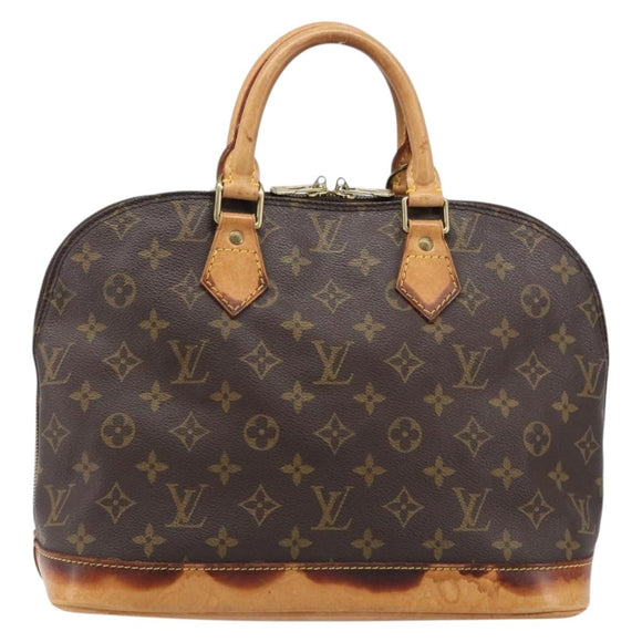 LOUIS VUITTON Monogram Alma PM Hand Bag M53151 LV Auth BA15699