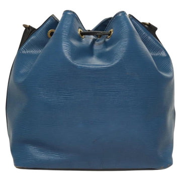 LOUIS VUITTON Epi Petit Noe Shoulder Bag Bicolor Black Blue M44152 Auth BA1570 - 0