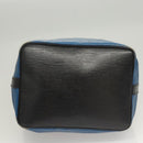 LOUIS VUITTON Epi Petit Noe Shoulder Bag Bicolor Black Blue M44152 Auth BA1570-5
