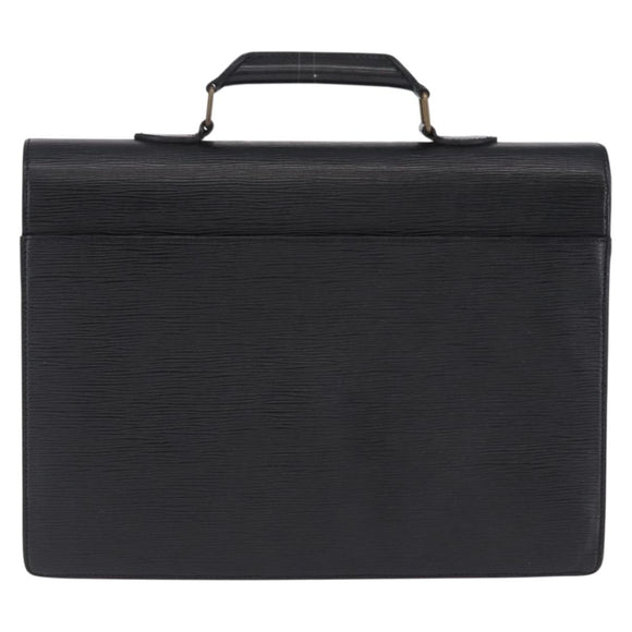 LOUIS VUITTON Epi Serviette Conseiller Business Bag Black M54422 LV Auth BA15701