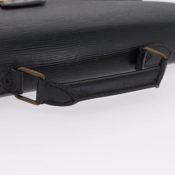 LOUIS VUITTON Epi Serviette Conseiller Business Bag Black M54422 LV Auth BA15701