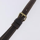 LOUIS VUITTON Monogram Mini Lin Saumur 30 Bag Brown Fuzan M95227 LV Auth BA15702-16