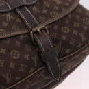 LOUIS VUITTON Monogram Mini Lin Saumur 30 Bag Brown Fuzan M95227 LV Auth BA15702-21