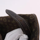 LOUIS VUITTON Monogram Mini Lin Saumur 30 Bag Brown Fuzan M95227 LV Auth BA15702-34