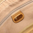 GUCCI Micro GG Supreme Hand Bag PVC Beige Gold 000 39 0030 Auth BA15706-21