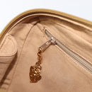GUCCI Micro GG Supreme Hand Bag PVC Beige Gold 000 39 0030 Auth BA15706-24