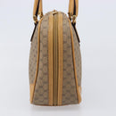 GUCCI Micro GG Supreme Hand Bag PVC Beige Gold 000 39 0030 Auth BA15706-4