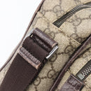 GUCCI GG Supreme Shoulder Bag PVC Beige Silver 114531 Auth BA15711-20
