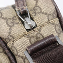 GUCCI GG Supreme Shoulder Bag PVC Beige Silver 114531 Auth BA15711-21