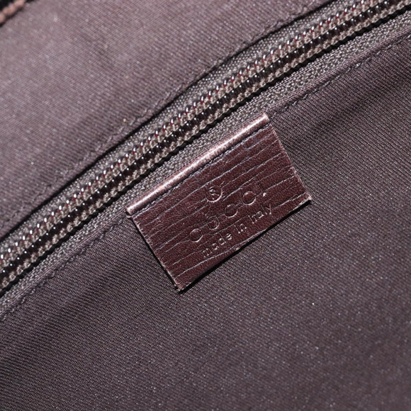 GUCCI GG Supreme Shoulder Bag PVC Beige Silver 114531 Auth BA15711