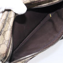 GUCCI GG Supreme Shoulder Bag PVC Beige Silver 114531 Auth BA15711-30