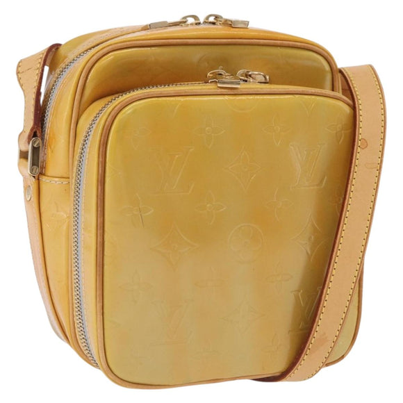 LOUIS VUITTON Monogram Vernis Wooster Shoulder Bag Gris M91036 LV Auth BA15713