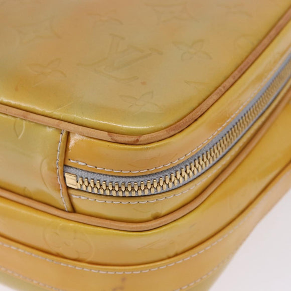 LOUIS VUITTON Monogram Vernis Wooster Shoulder Bag Gris M91036 LV Auth BA15713