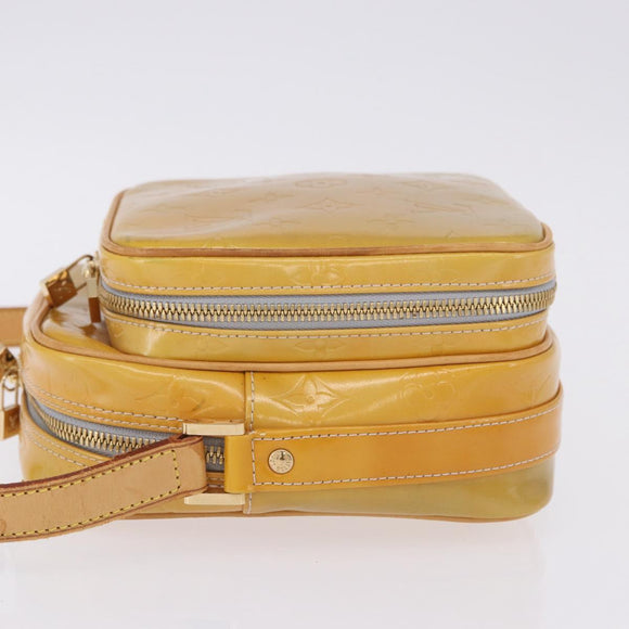 LOUIS VUITTON Monogram Vernis Wooster Shoulder Bag Gris M91036 LV Auth BA15713
