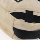 CHANEL Chanel Sports Shoulder Bag Canvas Beige Silver CC Auth BA15714-11