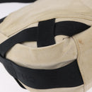 CHANEL Chanel Sports Shoulder Bag Canvas Beige Silver CC Auth BA15714-12