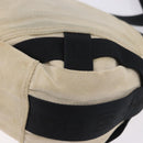 CHANEL Chanel Sports Shoulder Bag Canvas Beige Silver CC Auth BA15714-13