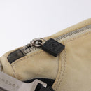 CHANEL Chanel Sports Shoulder Bag Canvas Beige Silver CC Auth BA15714-15