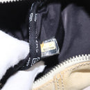 CHANEL Chanel Sports Shoulder Bag Canvas Beige Silver CC Auth BA15714-22