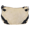 CHANEL Chanel Sports Shoulder Bag Canvas Beige Silver CC Auth BA15714-3