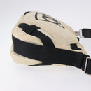 CHANEL Chanel Sports Shoulder Bag Canvas Beige Silver CC Auth BA15714-4