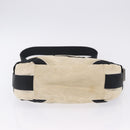 CHANEL Chanel Sports Shoulder Bag Canvas Beige Silver CC Auth BA15714-9