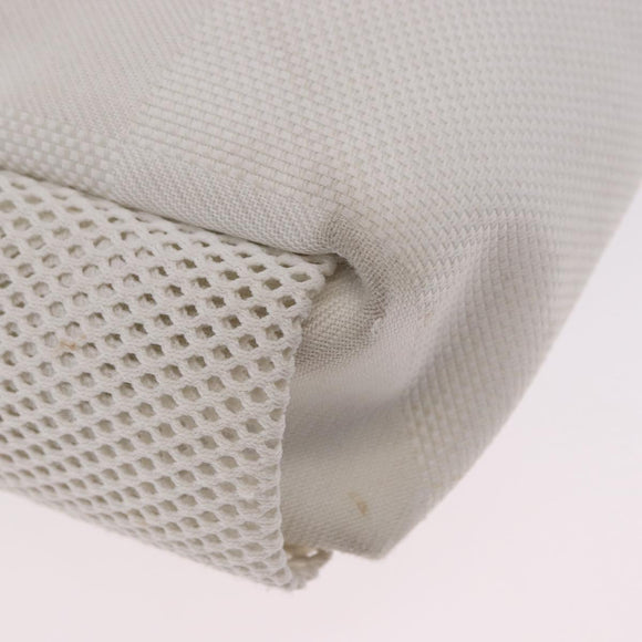LOUIS VUITTON Damier Geant LV Cup Weatherly Bag White M80637 LV Auth BA15715