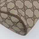 GUCCI GG Supreme Web Sherry Line Clutch Bag PVC Beige 75 01 012 Auth BA15718-9