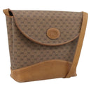 GUCCI Micro GG Supreme Shoulder Bag PVC Beige Gold Auth BA15719-1