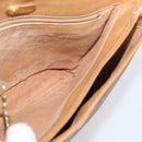 GUCCI Micro GG Supreme Shoulder Bag PVC Beige Gold Auth BA15719-18