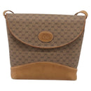 GUCCI Micro GG Supreme Shoulder Bag PVC Beige Gold Auth BA15719-13