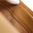 GUCCI Micro GG Supreme Shoulder Bag PVC Beige Gold Auth BA15719-12