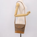 GUCCI Micro GG Supreme Shoulder Bag PVC Beige Gold Auth BA15719-23