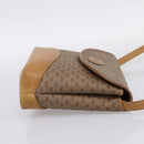 GUCCI Micro GG Supreme Shoulder Bag PVC Beige Gold Auth BA15719-4