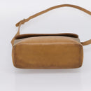 GUCCI Micro GG Supreme Shoulder Bag PVC Beige Gold Auth BA15719-5