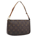LOUIS VUITTON Monogram Pochette Accessoires Pouch M51980 LV Auth BA15721-1