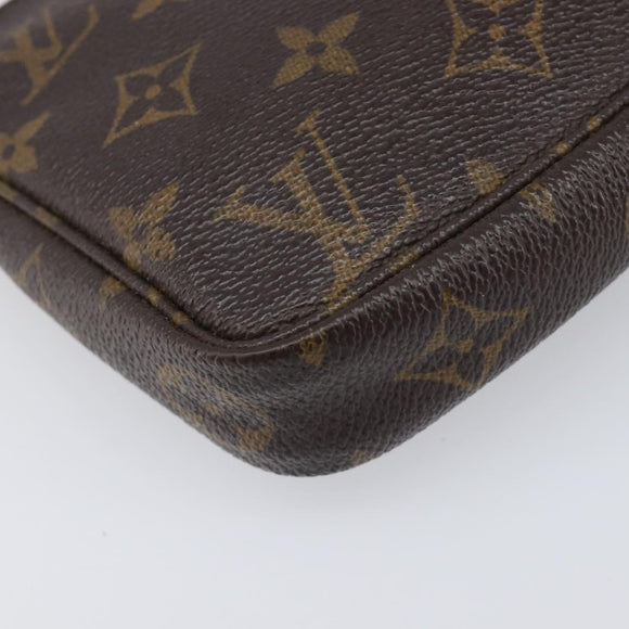 LOUIS VUITTON Monogram Pochette Accessoires Pouch M51980 LV Auth BA15721
