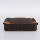 LOUIS VUITTON Monogram Compiegne 28 Clutch Bag M51845 LV Auth BA15723-7