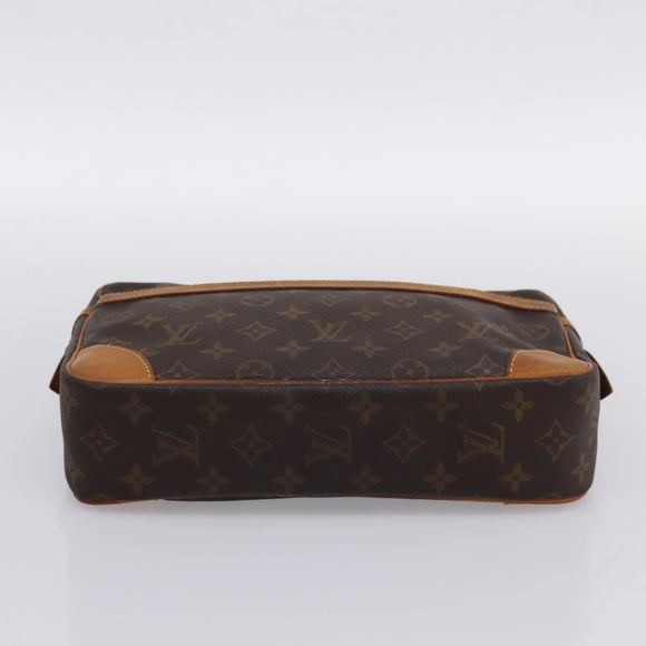 LOUIS VUITTON Monogram Compiegne 28 Clutch Bag M51845 LV Auth BA15723