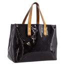 LOUIS VUITTON Monogram Vernis Reade PM Hand Bag Amarante M91993 LV Auth BA15724-1